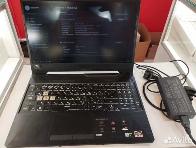 Игровой ноутбук asus TUF Gaming A15 FX506I (AMD Ry