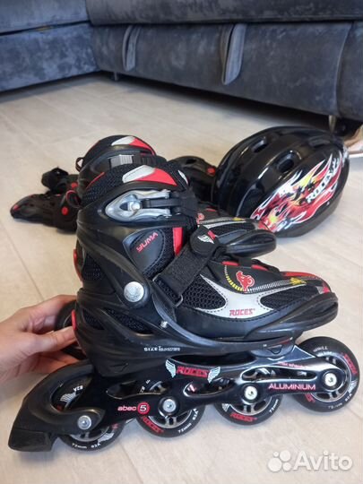 Набор ролики защита шлем