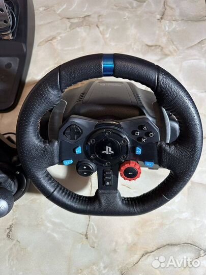 Игровой руль logitech g29 + кпп (shifter)