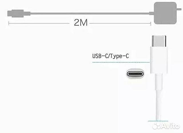 Зарядка для MacBook Apple 67W USB-C (Premium)