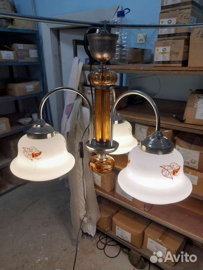 Люстра потолочная подвесная б/у