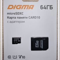 Карта памяти microsd 64 gb