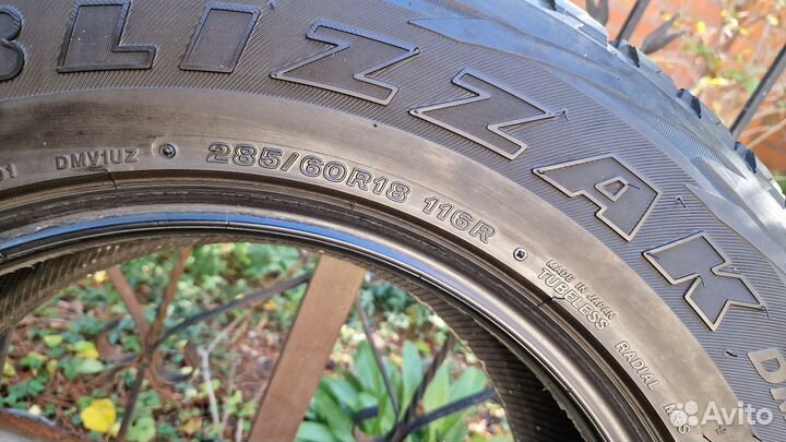 Bridgestone Blizzak DM-V1 285/60 R18