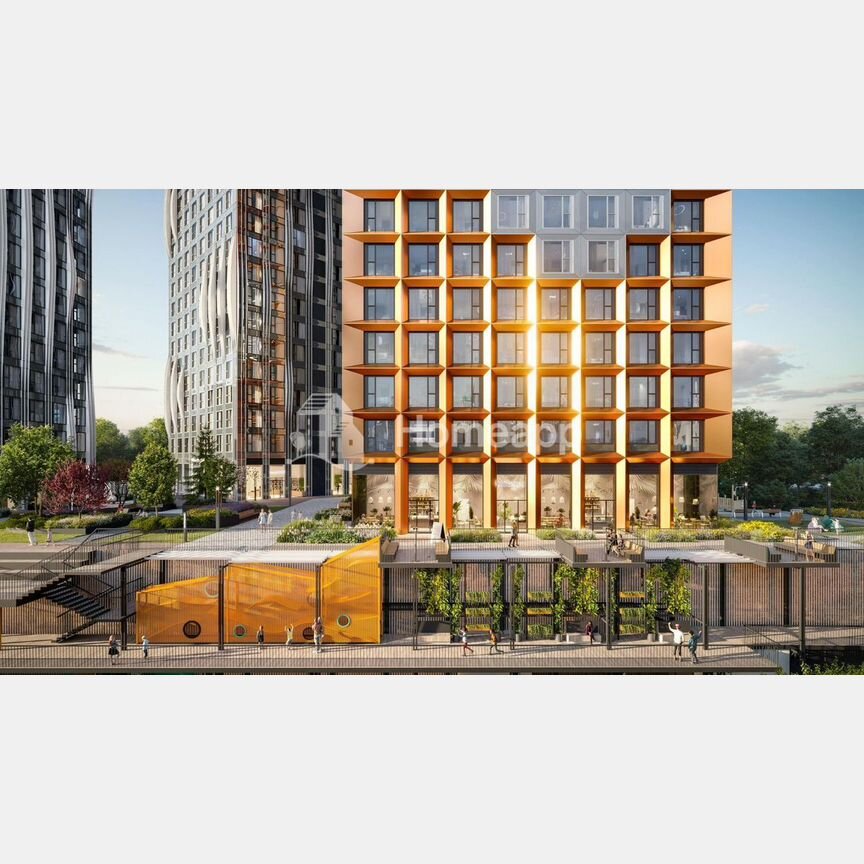 2-к. квартира, 41,3 м², 33/45 эт.