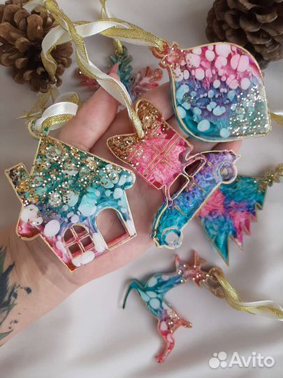 Новогодние игрушки ручной работы