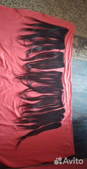 Искусственные волосы на заколках