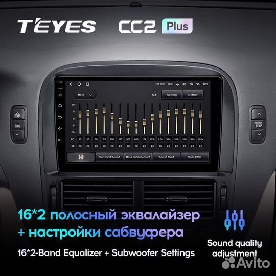 Магнитола Teyes CC2 Lexus LS430 2000-2003