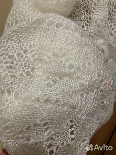 Оренбургский пуховый платок паутинка