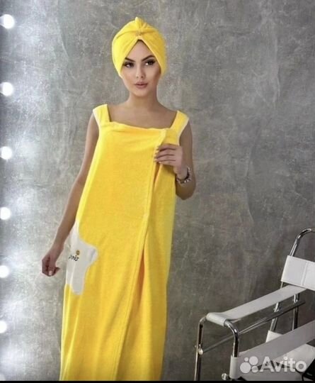 Банный набор (халат+чалма)