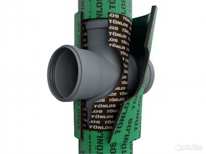 Шумоизоляция канализационных труб Tonlos Pipe Pro