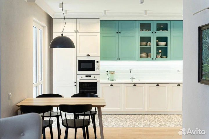 Цена за всю кухню. Кухня софт CN:038551