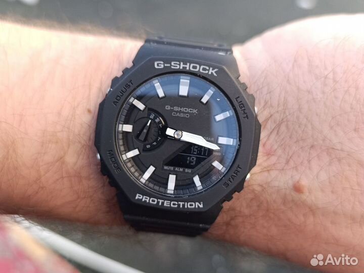 Мужские наручные часы casio g shock ga-2100