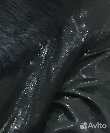 Кожаный плащ женский 46