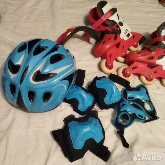 Детские ролики и защита