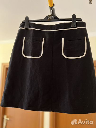 Юбка лён 46 48 Oasis короткая