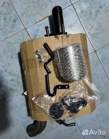 Глушитель На camry v55,70,75 с установкой