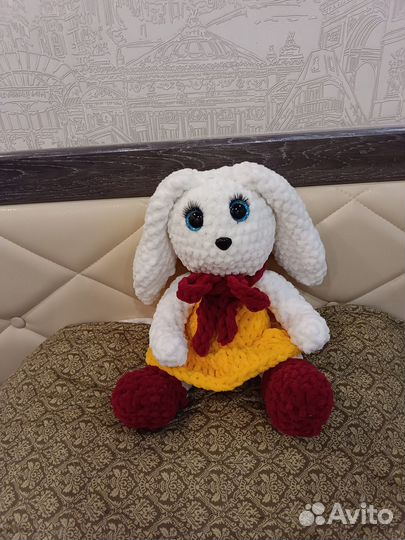Мягкая игрушка зайчик