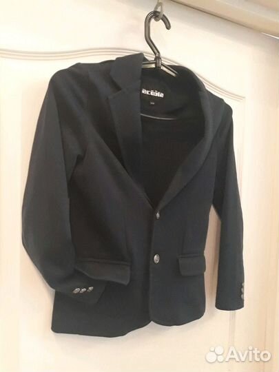 Пиджак акула для школы, рост 134/140