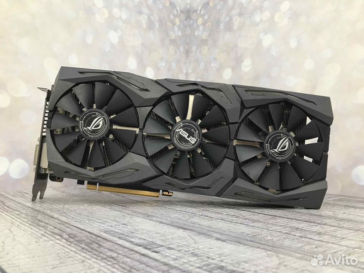 RX 580 8Gb Asus Rog Strix Gaming, Гарантия 3 мес