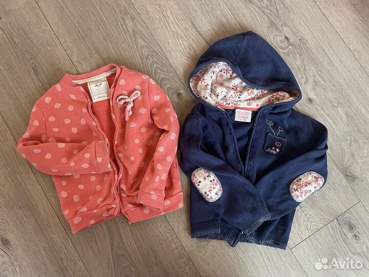 Кофты на девочку 92