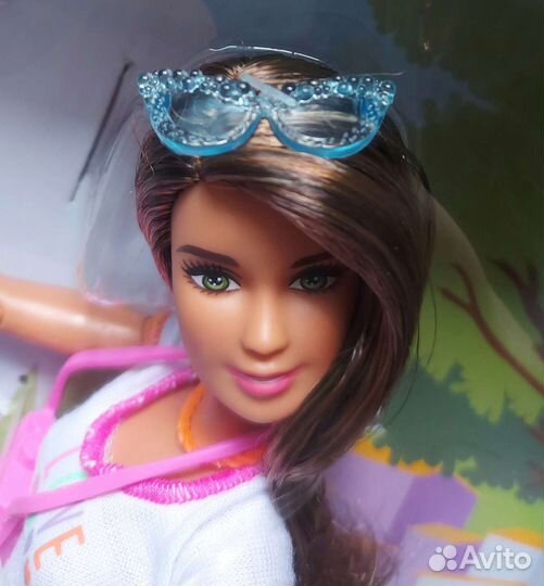 Кукла Barbie на скутере новая