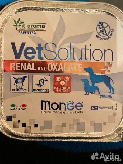 Корм для собак monge renal oxalate