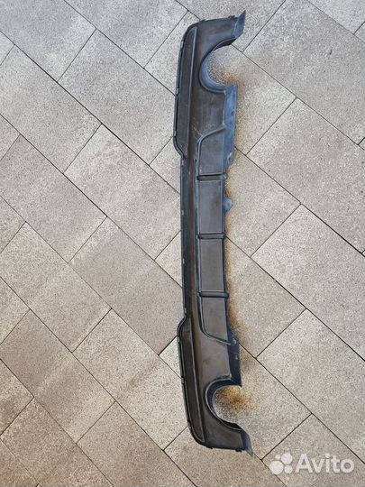 Диффузор на задний бампер М пакет bmw f10 535i