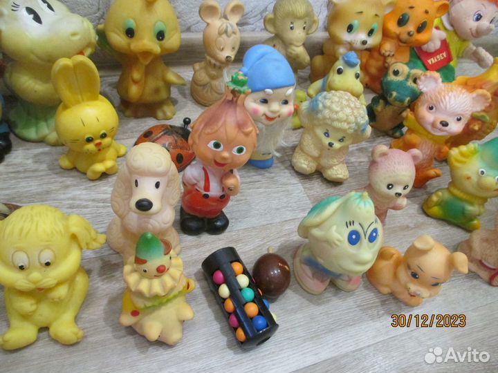 Игрушки резиновые советские СССР колекция