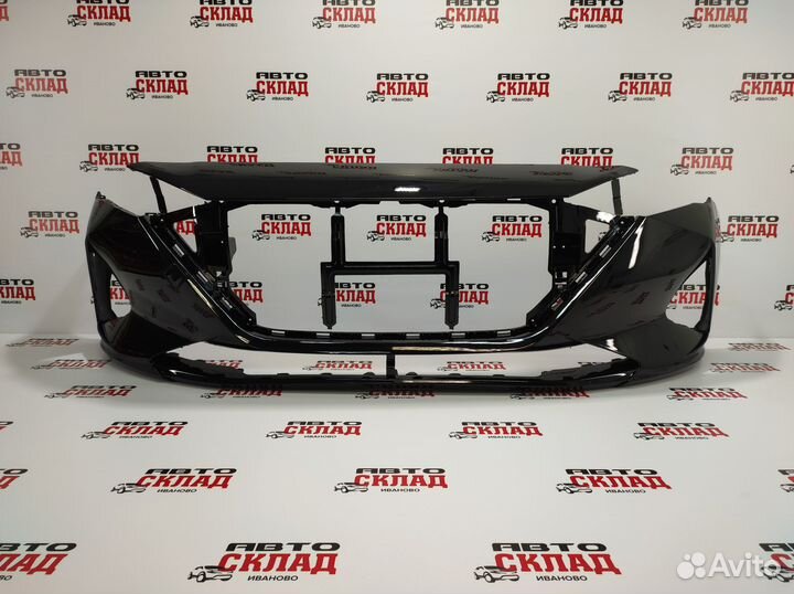 Бампер передний Солярис (с 2020) в цвет авто