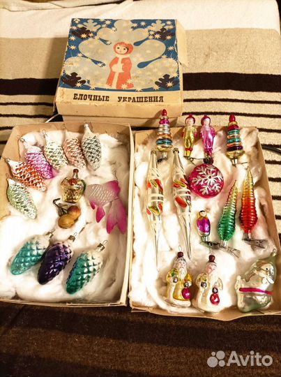 Елочные игрушки СССР