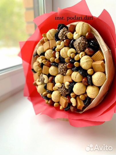 Ореховые букеты / букеты из орехов и сухофруктов