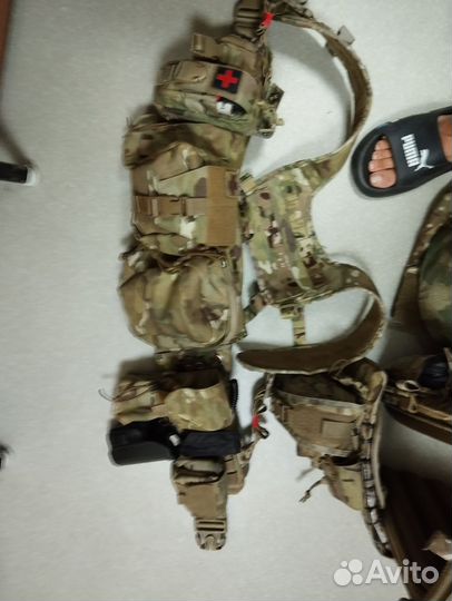 Тактический пояс с подсумками