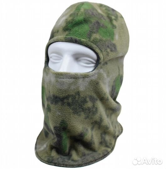 Балаклава зимняя на флисе мох
