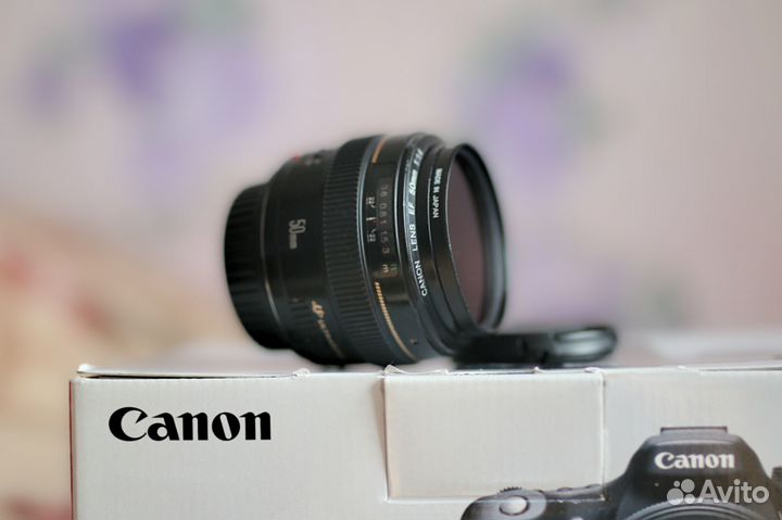 Canon EF 50 mm f/1.4 USM + Фильтр