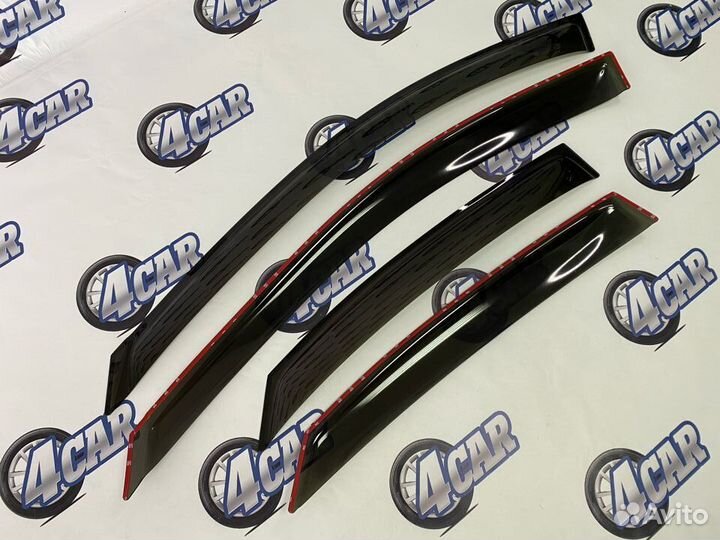Дефлекторы окон для Chevrolet Lacetti SD(03-13)