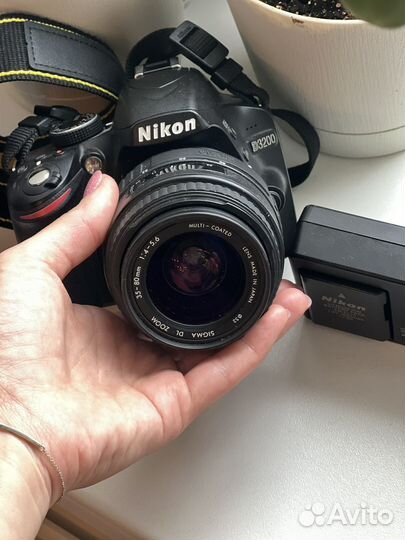 Зеркальный фотоаппарат Nikon d3200 + 2 объектива