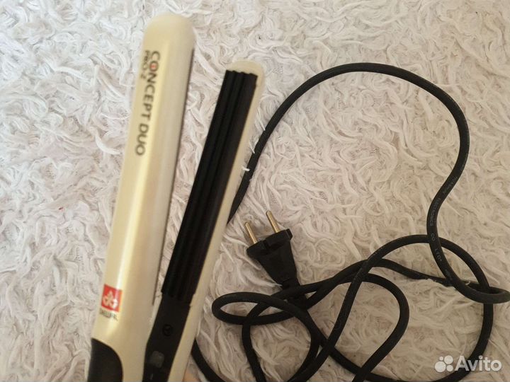 Утюжок для волос для гофре