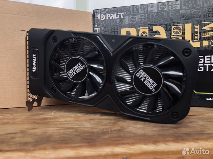 Игровая видеокарта Palit GTX 1050 Ti Dual OC