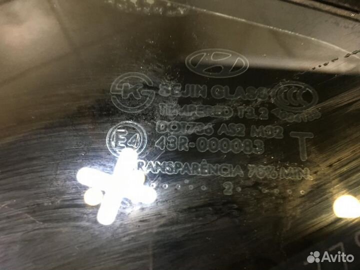 Стекло кузовное глухое левое Hyundai ix35 I (2009—