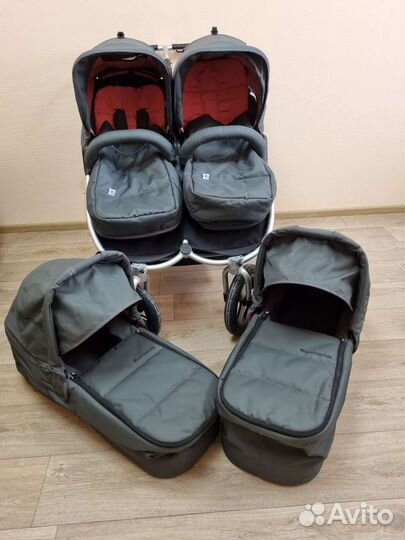 Коляска для двойни bumbleride indie twin