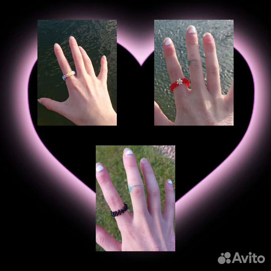 Кольца из бисера