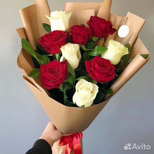 Букет из 9 роз с бесплатной доставкой