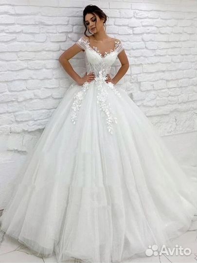 Свадебное платье новое размер 44 - 52