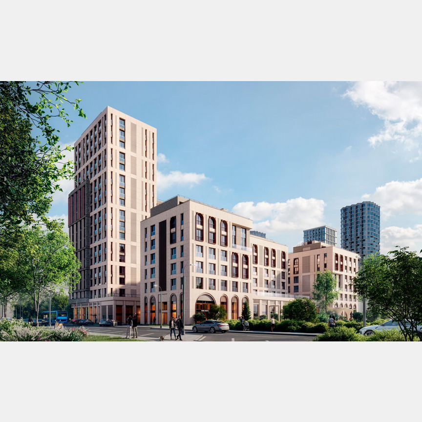 1-к. квартира, 43,2 м², 13/19 эт.