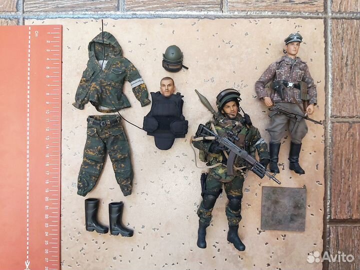 Фигурки и аксессуары 1:12 Спецназ, офицер и др