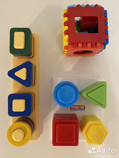 Развивающие игрушки-сортеры