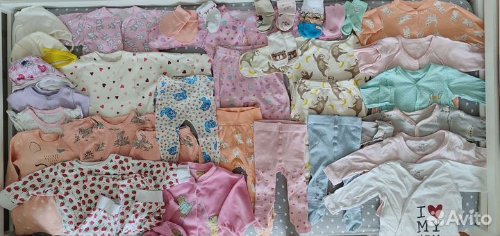 Вещи пакетом для девочки 56-62