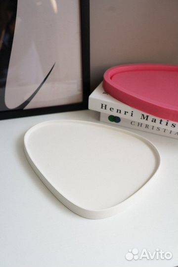 Силиконовая форма поднос «Капелька L” для гипса