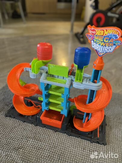 Трек автомойка hot wheels
