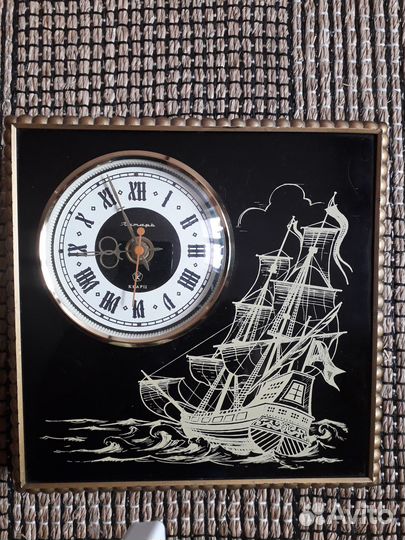 Часы Янтарь кварц СССР. Рабочие